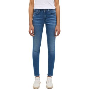 Mustang Dames Jeans SHELBY skinny Blauw 25W / 34L