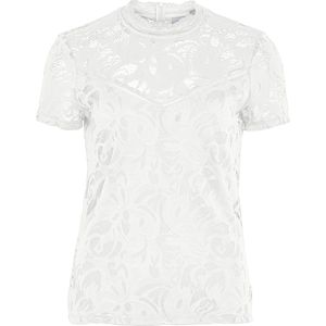 VILA VISTASIA LACE S/S TOP - NOOS - Maat XXL