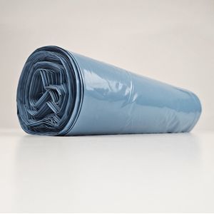 Blauwe Vuilniszakken | 60 Zakken | 240 Liter | LDPE | 60 My | 100x125 cm - Grote Afvalzakken 240 Liter, Blauwe Container Zakken 240 Liter, Containerzak 240 Liter
