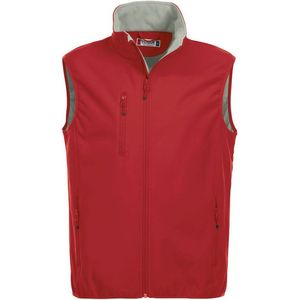 Clique Basic Softshell Vest 020911 - Mannen - Rood - XXL