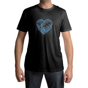 World Peace T-shirt - Heren - Maat XL - Zwart