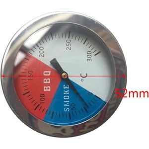 Barbecue thermometer - Tot 300 graden - BBQ - Barbecue accessoires - Analoog - Geschikt voor o.a. Weber & Houtskoolbarbecues