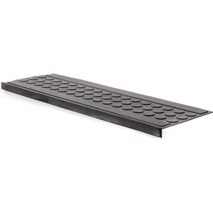 Trapmat rubber | 5 stuks | Lengte: 75 cm | Breedte: 25cm | Antislip voor traptreden | Noppen motief