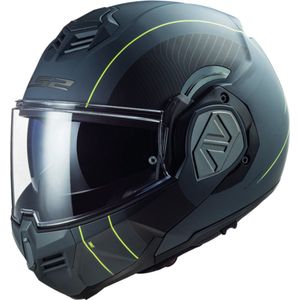 LS2 Helm Advant Cooper FF906 mat titanium / zwart maat XL