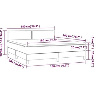 vidaXL-Boxspring-met-matras-en-LED-fluweel-donkergrijs-180x200-cm