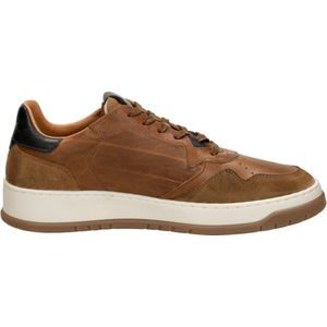 Pantofola D'Oro Sirmione Low Sneakers - Leren Sneaker - Heren - Cognac - Maat 46