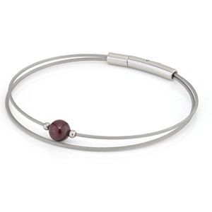 Thinking of You edelsteen armband Granaat zilver