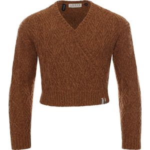 LOOXS 10sixteen 2233-5389-415 Meisjes Sweater/Vest - Maat 164 - Bruin van 65% acryl 32% nylon 3% Wool