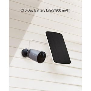 Bewakingscamera met zonnepaneel 1080P draadloze wifi-bewakingscamera voor buiten batterijduur van 210 d PIR-bewegingsdetectie ingebouwde 32 GB opslag nachtzicht in kleur tweerichtingsaudio IP66