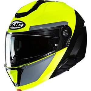 HJC I91 Bina Black Yellow XL - Maat XL - Helm