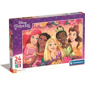 Clementoni - Puzzel 24 Stukjes Maxi Disney Princess, Kinderpuzzels, 3-5 jaar, 24241