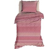 Romanette FLANEL Dekbedovertrek 140x200/220 Sapporo rose