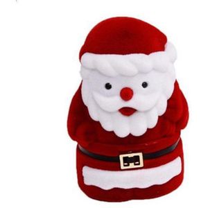 Ringdoosje kerstman - sieradendoos - kerstcadeau - Kerstmis - ring - rood - liefde - geluk