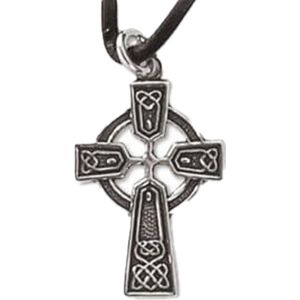 Zilveren Keltisch kruis hanger (K457)