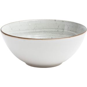 Cosy & Trendy Soepkommen / Kommen – Sintra Dusty Blue – Ø 16 cm – 4 stuks – Bevat 4 soepkommen / kommen – Dusty blue aardewerk met uniek patroon – Vaatwasser- en Magnetronbestendig – Stapelbaar