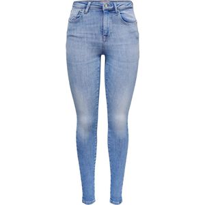 Only Jeans Onlpower Life Mid Push Up Sk Rea934 15250273 Special Bright Blue Denim Dames Maat - W26 X L30