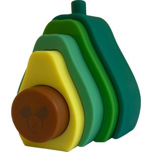 Lina Alicia™ - Avocado Bijtring Puzzle - Vanaf 0 maanden - Baby speelgoed - Baby Toys