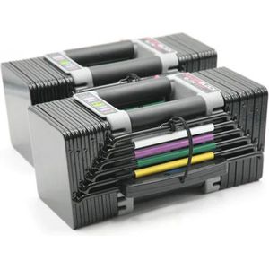 PowerBlock Elite EXP (FASE 2) PBELSET2 - Verstelbare dumbbells 2 tot 23 KG (set van 2)