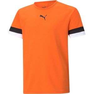 Puma Teamrise Shirt Korte Mouw Kinderen - Oranje | Maat: 116