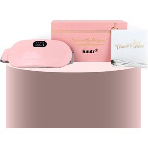 Knutz®-Menstruatie Warmteband - Elektrische kruik - Warmteband Warmtekussen elektrisch - Warmtekussen - Triltechnologie - Roze