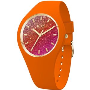 Ice Watch ICE glitter - Orange summer 022574 Horloge - Siliconen - Oranje - Ø 34 mm