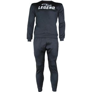 Legend Joggingpak dames/heren met trui/sweater Zwart Maat: XS