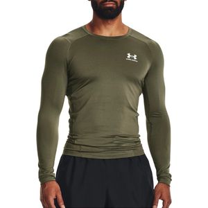 Under Armour UA HG Heatgear Armour compressie Long Sleeve Heren Sportshirt - Groen - Maat XXL