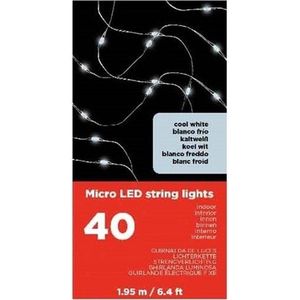 Lumineo Draadverlichting - micro - 40 lampjes - LED - helder wit - kerstverlichting