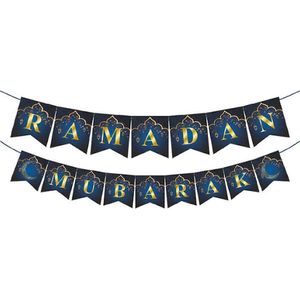 Ramadan Mubarak - Decoratie - Slinger - Banner - Ramadan Eid Versiering