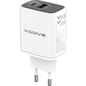 Xssive GaN 67W PDW Quick Charger – Wit