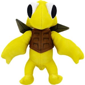 Geel - Rainbow Friends Roblox Pluche Knuffel 21 cm - Roblox, Garten of Banban, Doors, Rainbow Friends - Speelgoed Knuffels voor Kinderen Jongens Meisjes - Roblox Gift Card Cadeau - Blue Green Yellow Orange Cyan