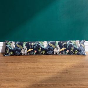 Tropics Jungle Leopard Diepgang Excluder - Tropische Plantenbeschermingshoes draft stopper for the door