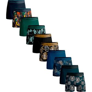 Muchachomalo 10-pack boxershorts mannen - Elastisch katoen - Zachte waistband - Effen kleuren + Print