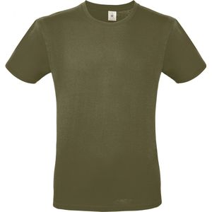 Classic E150 T-shirt B&C Collectie Urban Khaki Maat M