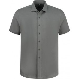 Gents - Korte mouw pique groen - Maat XL