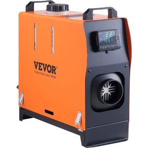 Vevor - Alles in één autoverwarming - Dieselverwarming - Benzineluchtverwarming - Dieselverwarming met afstandsbediening - voor auto, vrachtwagen, boot - 8KW met app - Oranje
