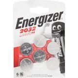 Energizer Batterij Knoopcel Lithium 3v Cr2032 6 Stuks