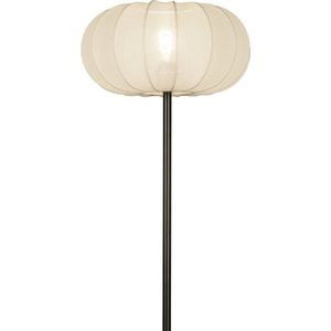 Lumidora Vloerlamp 31279 - TACK - E27 - Zwart - Beige - Metaal - ⌀ 38 cm