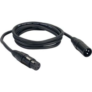 DAP Audio XLR kabel 0,75m - Microfoon Kabel XLR - 0,75m (Zwart)