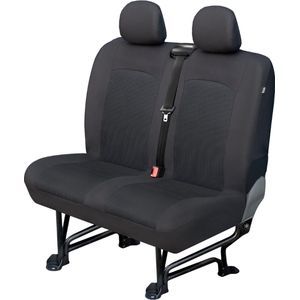 CarPassion Autostoelhoes - Autostoelbeschermer - Stoelhoes - Bescherming - Zwart - Tweepersoons - Transporter