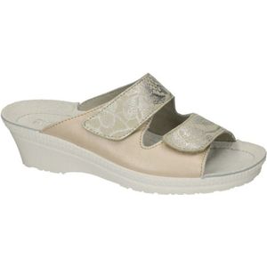 Rohde -Dames - beige - slippers & muiltjes - maat 37