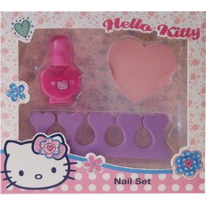 Hello Kitty Manicureset Meisjes Foam Paars/roze 5-delig