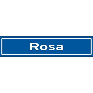 Fotofabriek Straatnaambord Rosa | Straatnaambord met naam | Cadeau Rosa