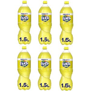 Fanta Lemon zero sugar 6 petflessen x 1,5 liter