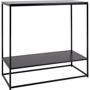 Viggo sidetable 1 plank zwart.