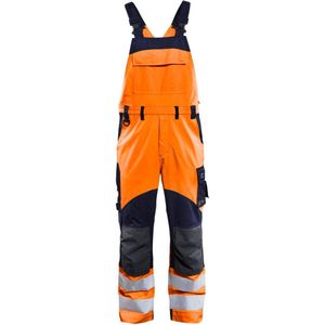 Blaklader Multinorm inherent bretelbroek 2889-1513 - High Vis Oranje/Marineblauw - C50