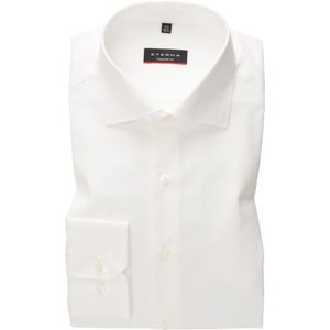 ETERNA modern fit overhemd - twill - ecru - Strijkvrij - Boordmaat: 42