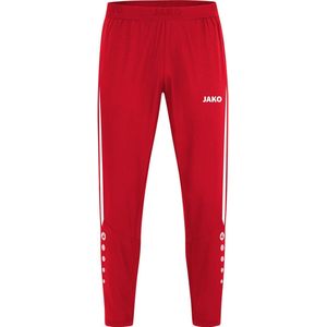 Jako Power Vrijetijdsbroek Heren - Rood / Wit | Maat: S