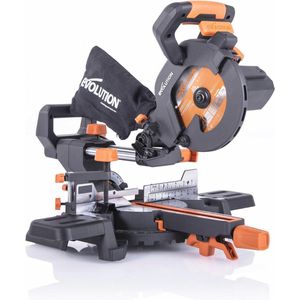 Multifunctionele 185 mm verstekzaag met lasergeleiding en universeel blad - Precisie snijden in staal, hout en kunststof