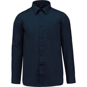 Luxe Herenoverhemd 'Jofrey' lange mouwen Kariban Navy Blue maat XL